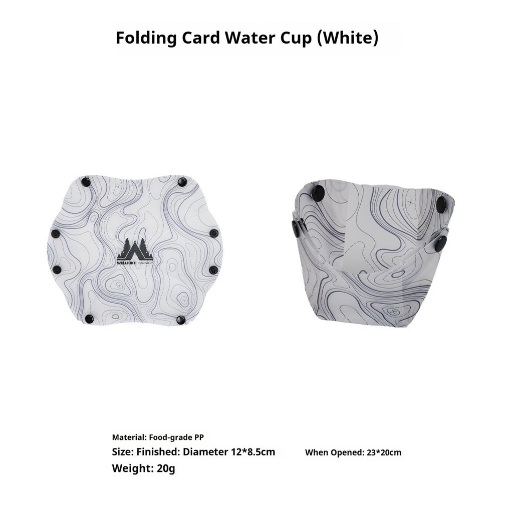 WeeHike Ultralight Portable Foldable Multi Purpose Outdoor Tableware Set Bowl Plate Coffee Filter Funnel Water Cup For Camping
