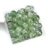 30/50pcs Crystal Glass Beads Ice Permeating Ink Halo Dyeing Sprinkles Golden Loose Spacer Beads for Jewelry Making