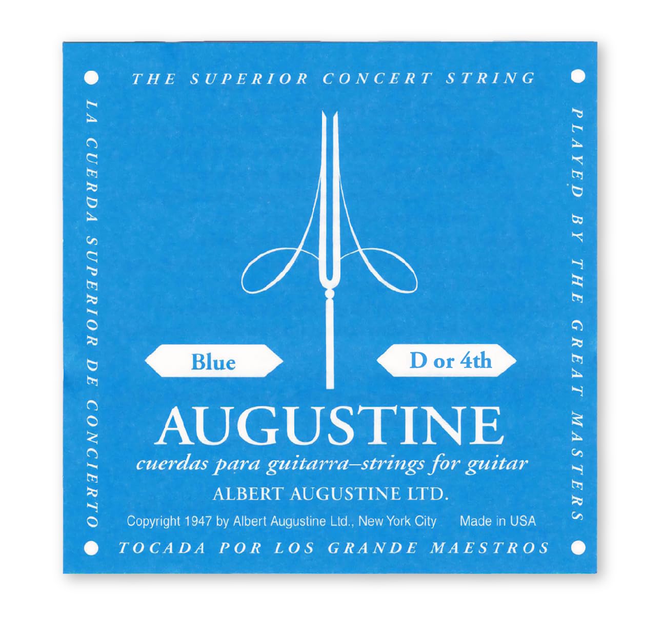 

Струны для классической гитары AUGUSTINE, синие, 4 струны, СИНИЕ, 4-я синий