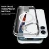 For iPhone 17 Case Compatible with MagSafe TPU+PC Clear Phone Cover with Kickstand