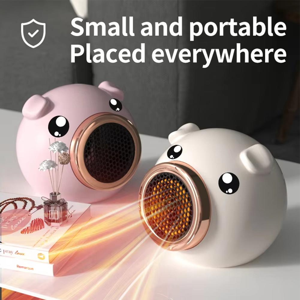 Electric Heater Portable Desktop Fan Heater Heating Low Noise Warm Air Blower Fast Heating Home Office Warmer Machine For Winter