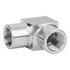 Raccord Coude Double Filetage Femelle BSPP Adaptateur Raccords de Tuyauterie Angle Droit pour Eau Huile