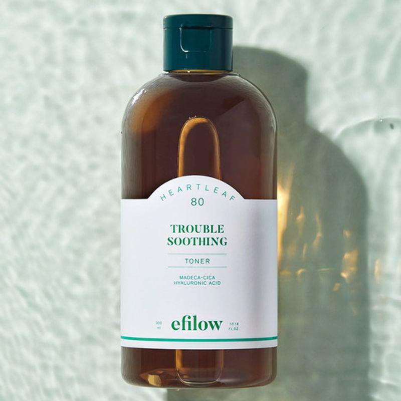 efilow Eoseongcho 80 Hyaluronic Acid Trouble Soothing Mildly Acidic Vegan Toner 300ml 300ml