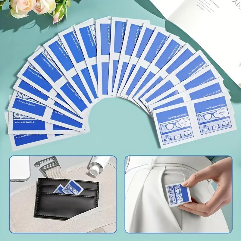 100PCS Glasses Lens Wipes Wipes, Disposable Mobile Phone Screen Lens Cloth Wipes, Lens Screen Paper Wipes