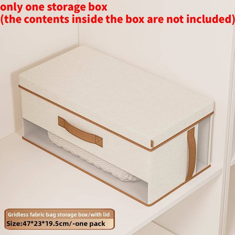 Clothes Storage Box With Dividers Foldable For Bedroom And Closet