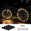 NEW Colorful Rainproof LED Bicycle Wheel Lights Front and Rear Spoke Lights Cycling Decoration Tire Strip Light Accessories