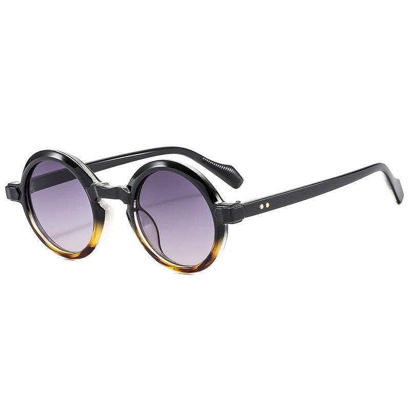 Fashion Round Sunglasses Women Gradient Frame Shades Retro Trending Men Sun Glasses Uv400 Female Oculus