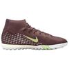 Nike Mercurial Superfly 10 Academy High TF Kylian Mbappé Pack Unisex Sneakers Brown Plum-Eclipse Metallic-Silver FQ8333-200