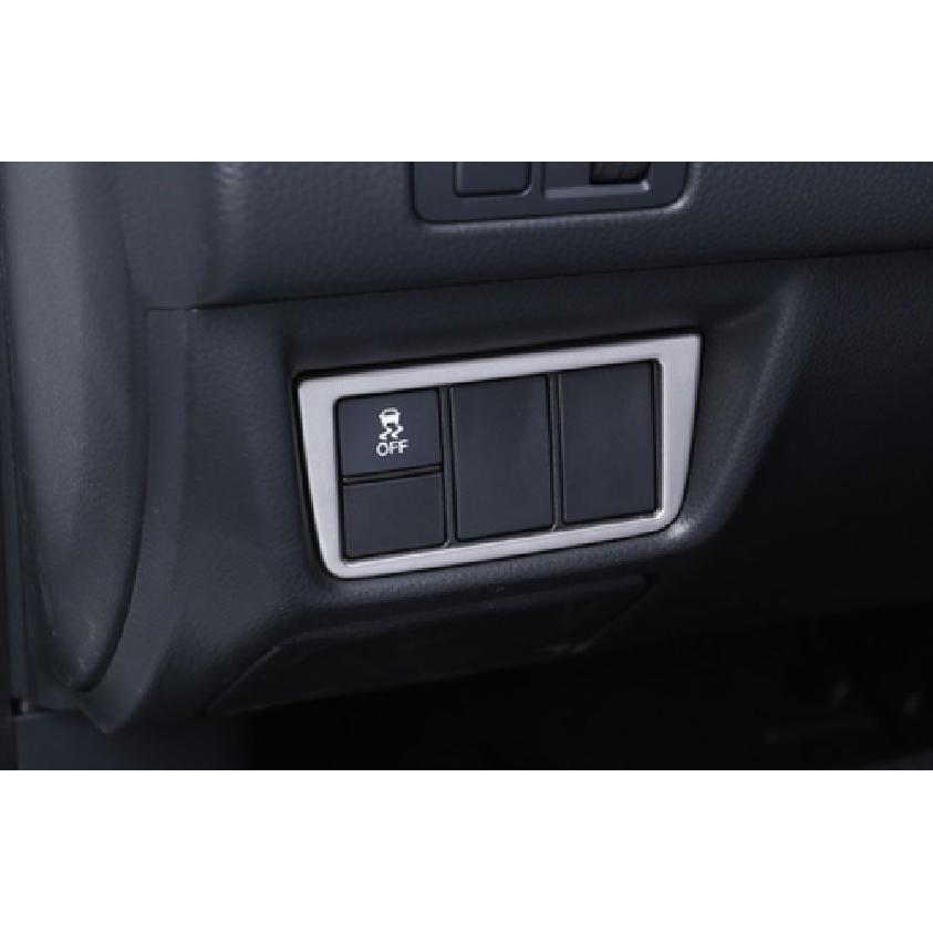 For Honda Accord 2018 - Silver Steel Headlight Switch Control Frame Trim