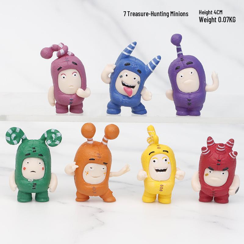7 Qibo Mengbing Cute and Grumpy Dolls: Sweetie, Bubble, and More - Figures and Ornaments.