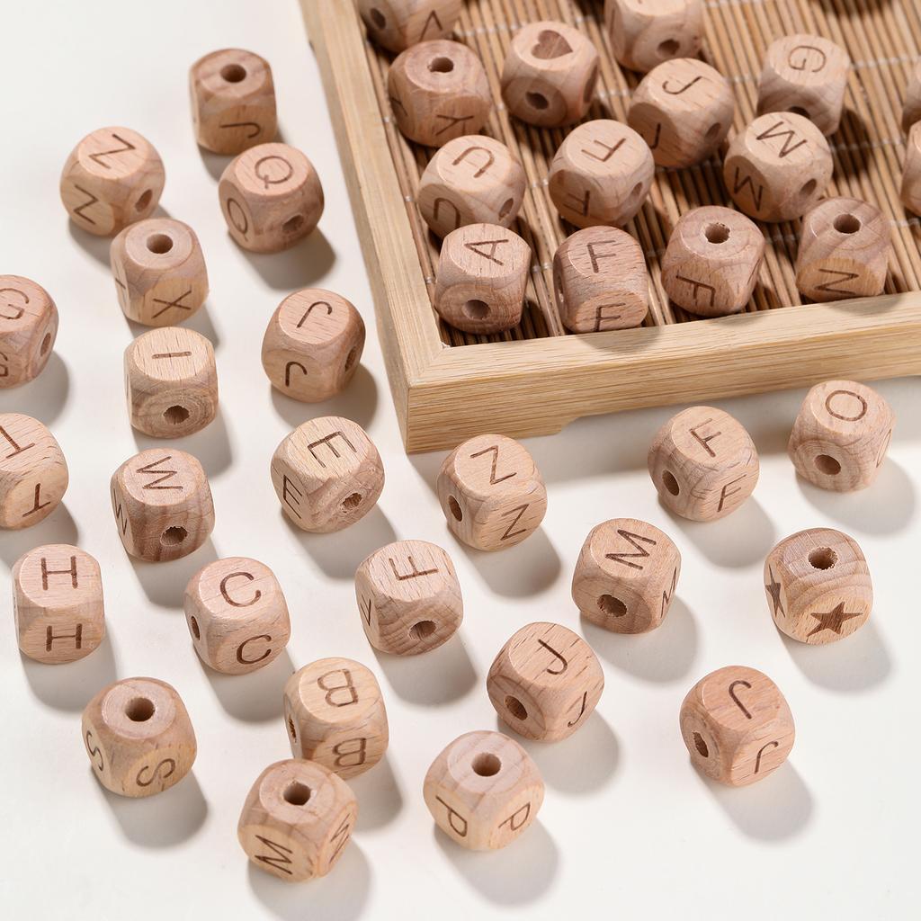 10pcs/Lots 12mm A-Z Alphabet Beads 26 Letter Spacer Loose Bead for DIY Bracelets Earring Necklaces Jewelry Making Supplies