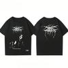 2025 Nové tričko s krátkým rukávem Darkthrone pro chlapce Letní bavlněné Black Metal Kolem Módní značka Poloviční rukáv Pár