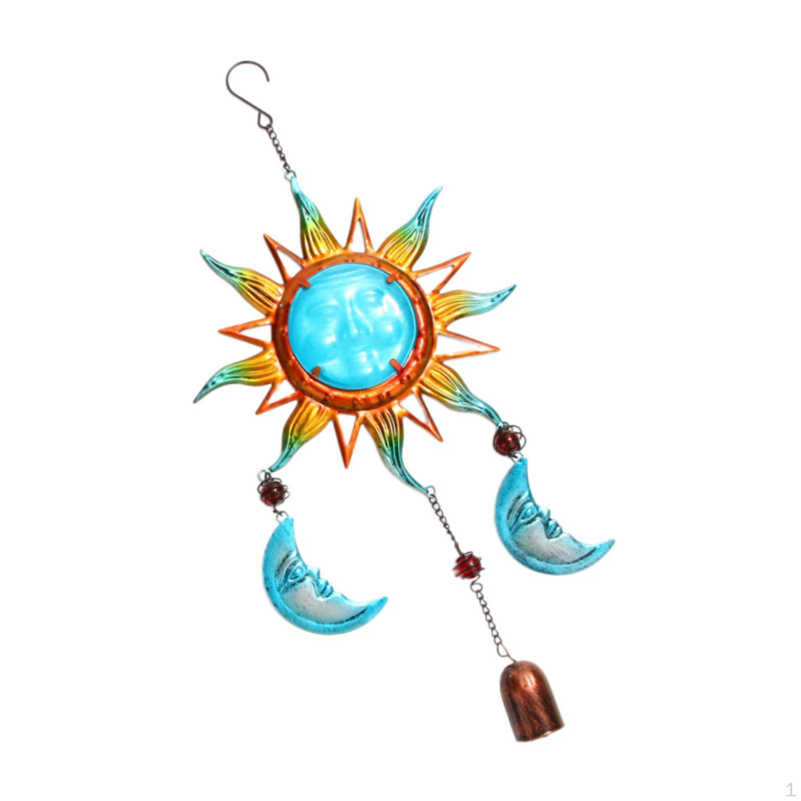 

Подвесной ветряной колокольчик для использования на открытом воздухе, идеально подходит для садов и патио синий