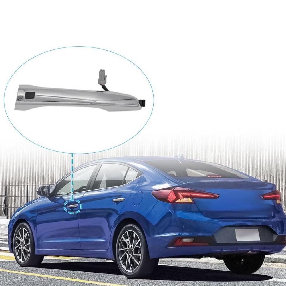 Front Left Outside Door Handle with Smart Key for Hyundai Elantra 2017-2020