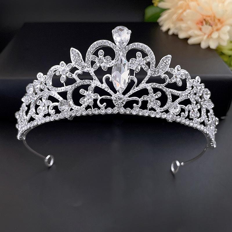 

Кришталева Діамантова Весільна Тіара для Волосся, Тіара на День Народження, Аксесуари для Волосся, Випускна Корона, Пов язка на Голову для Виступу на Автошоу