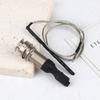 Universal 6.35Mm Pickup Guitar Endpin Preamp Pickup Bridge Saddle Piezo 6.35Mm Jack Socket With Ukulele Cylinder Acoustic Pickup