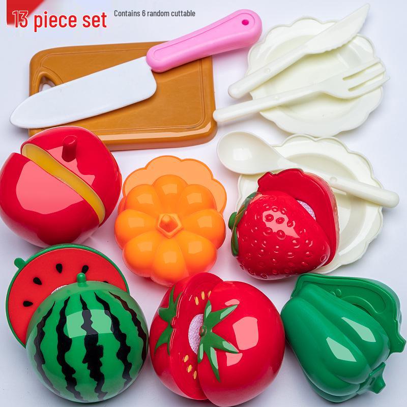 

Детская кухня «Вырезай и играй»: Набор игрушечных фруктов и овощей для развивающего веселья родителей и детей