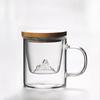 UOSO Japanese Style Glass Tea Cup with Filter
