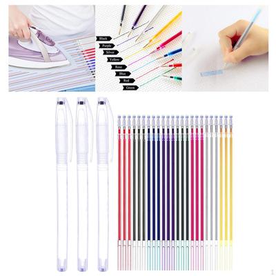 Heat Erase Erasable Pen Refills Fabric Marker High Temperature Disappearing Replaceable
