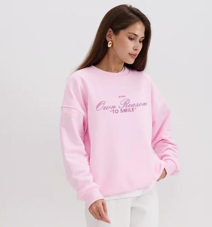 2025 A/W European & American Style Thick Printed Casual Round Neck Sweatshirt - Versatile & Comfy Meat-Covering Top