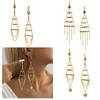 Delicate Natural Stone Dangle Earrings Adornment Chic Ear Drop Pendant Accessories Fringe Ear Hooks for Daily Wear Dates