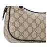 Gucci GG Emblem Double G All Over Print Design GG Coated Fabric Shoulder Bag Small Women Shoulder Bag Beige Dark-Brown 847447-FAD6L-9741