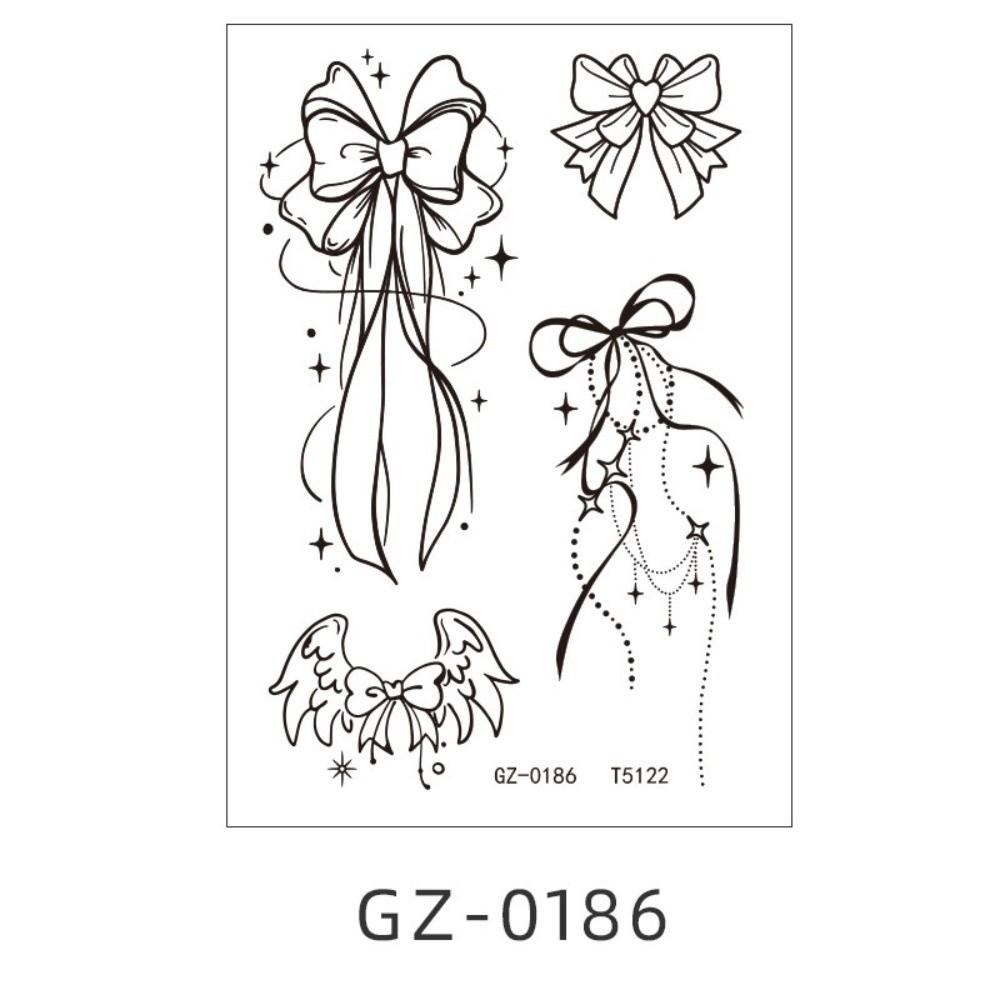 Elegant Temporary Tattoo Stickers Long-lasting Body Art Tattoo Flower Tattoo Stickers Party