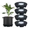 4pcs Auto Watering Plant Saucers Automatic Humidities Control Nonwoven Fabric Pot Trays for Indoor Outdoor Plant