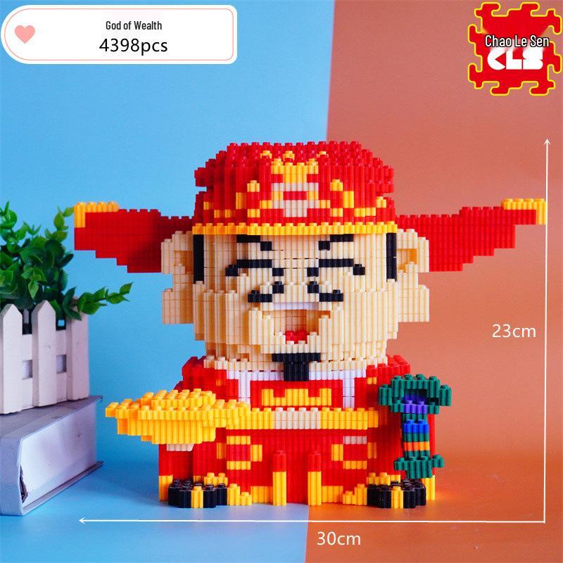 

Очень большой конструктор «Бог богатства»: Сложная образовательная головоломка и украшение для привлечения богатства и процветания