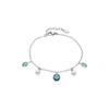Luxenter Bracelet In Metal Alloy with Rhodium Finish White Pearl - Sewi