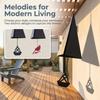 Creative Triangle Wind Chime Retro Metal Wind Bell Windcatcher Wind Chime Pendant  Garden Ornament