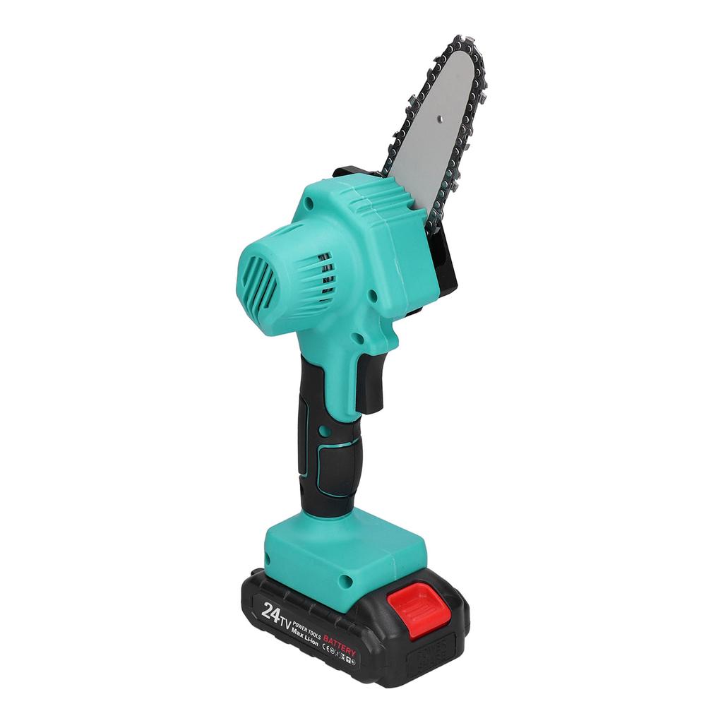 Drujba electrică cu lanț de 4 in, Reîncărcabilă, Mini drujbă electrică, Unealtă electrică portabilă pentru tăiere, Stecher UE