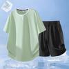 Summer Casual Sports Suit Men's Short Sleeved Two-piece Set