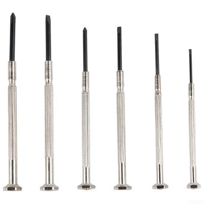 Tournevis à fente 6 pièces/ensemble en acier allié au Chrome Vanadium