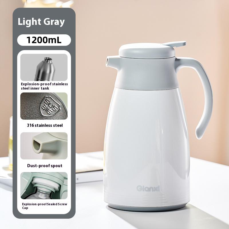 

Gianxi Insulated Pot Household 316 Stainless Steel Hot Pot Large Capacity Dormitory Student Warm Water Bottle Insulated Pot