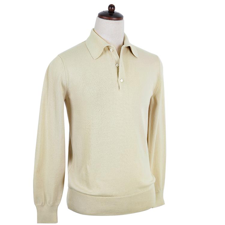 Solti 14Gg Polo Collar Knit (Beige)
