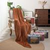Jacquard Cationic Flannel Double-Layer Air Conditioning Nap Blanket