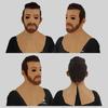 Lifelike Uncle With Mustache Latex Mask For Funny Halloween Party Decorations Costumes And