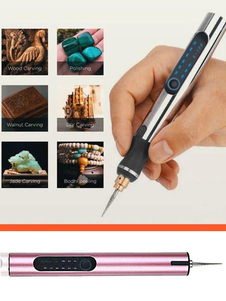 Profesionální gravírovací pero s ovládáním rychlosti gravírovacího pera Sada elektrického gravírovacího pera