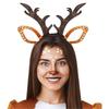 Deer Antlers Headband Christmas Cosplay Headwear Cute Dress Up Hairband Cosplay Costumes and Accessories for Social Gatherings