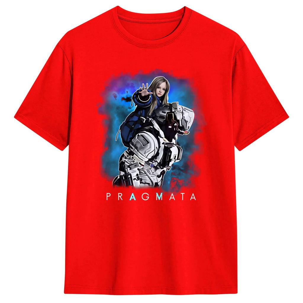 Pragmata Diana Scifi Gamer TShirt Unisex Aesthetic TShirts Summer O Neck Novelty Tees Print Oversized Clothes