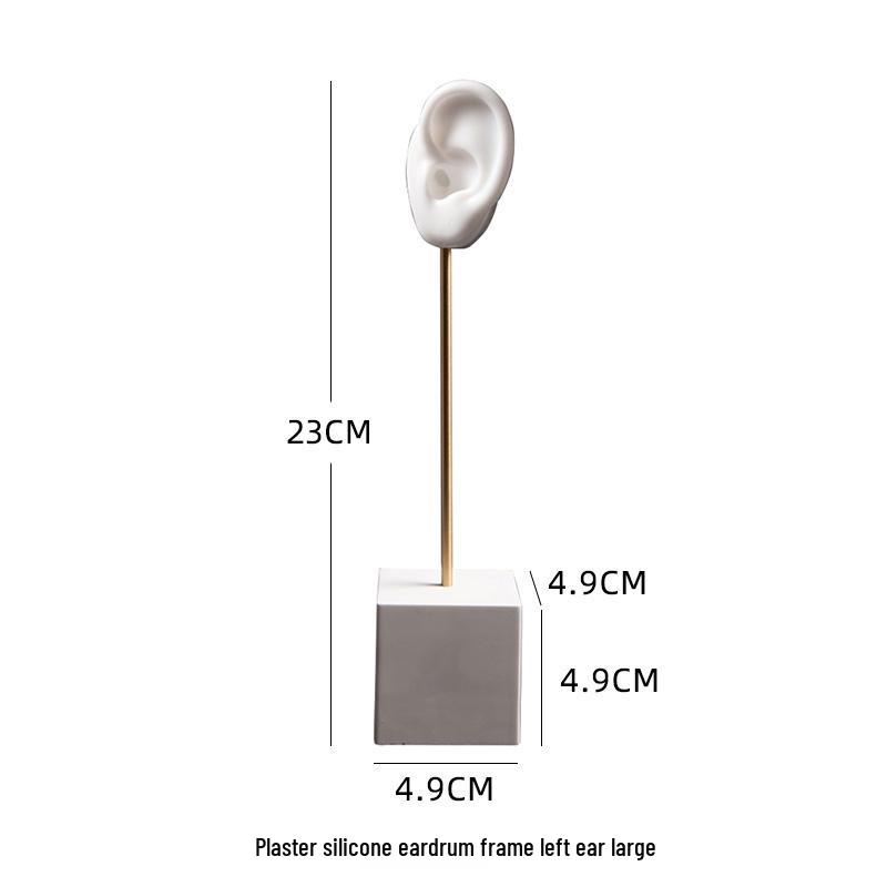 Handcrafted Plaster Hand Jewelry Display Stand - Earring Holder Ornament