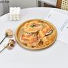 Gold Silver Metal Plate Fruit Plate Snack Bowl Storage Tray Cake Plates Jewelry Tray Bread Plates Dim Sum Dish Display Trays