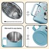 Beerus Team Stainless Steel Mug: Cute Cartoon Style, Leak-Proof, Dustproof, with Lid for Coffee, Tea, or Water.