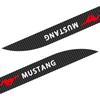 2Pcs Car Door Side Skirt Car Body Decal Fashion Carbon Fiber Stickers For Ford Mustang Zapatillas Miniatura Gt Shelby 2005 2015 Mujer 2012 2006