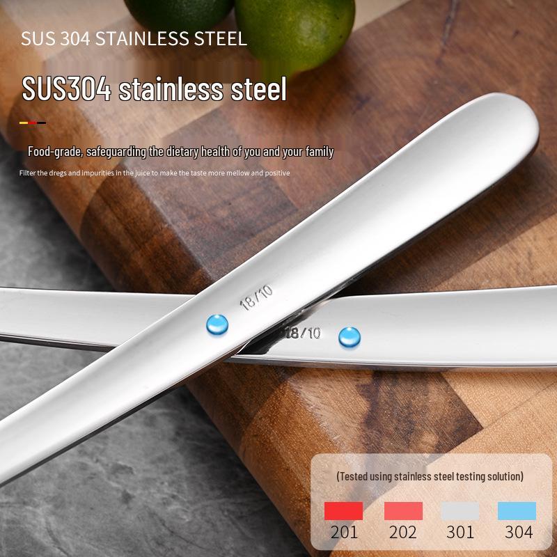 304 Stainless Steel Thickened Shared Spoon for Soup, Porridge, and Hot Pot - Hotel Serving Ladle