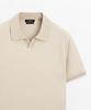 Masimodutti 100% Cotton Contrast Knit Polo Sweater