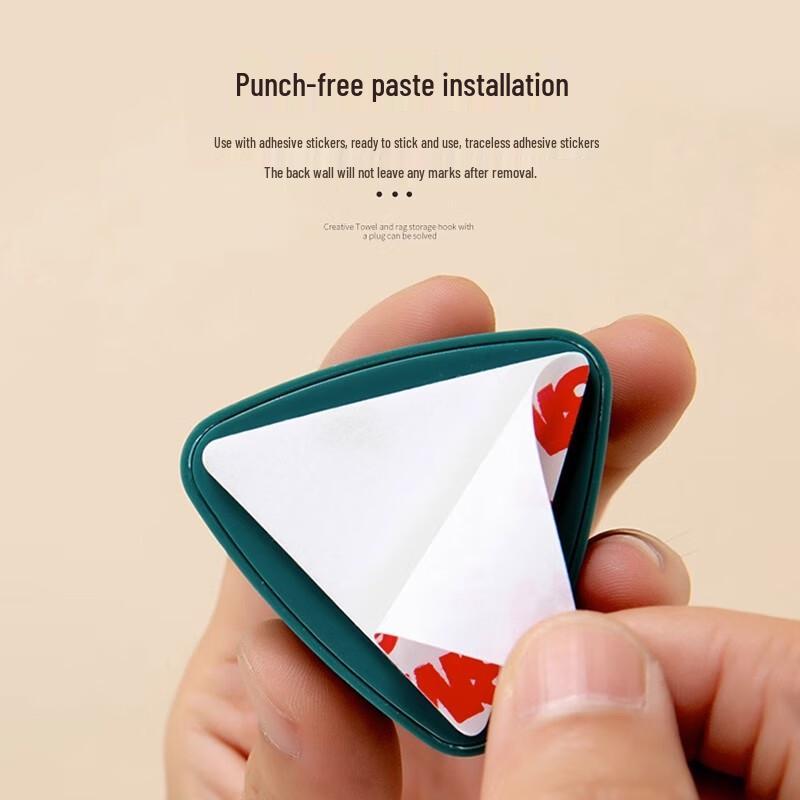 Creative No-Drill Wooden Towel Plug Holder