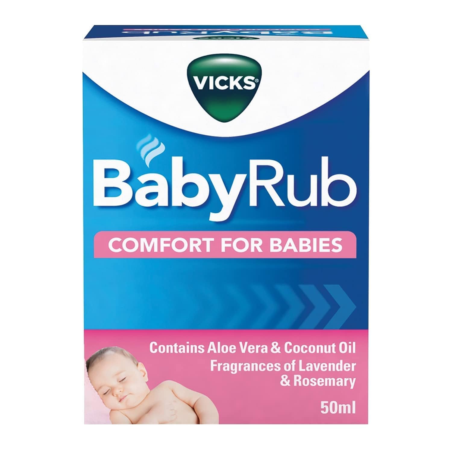Vicks Babyrub 50ml, Specifically for Babies-Moisturize, Soothe and Relax Your Baby