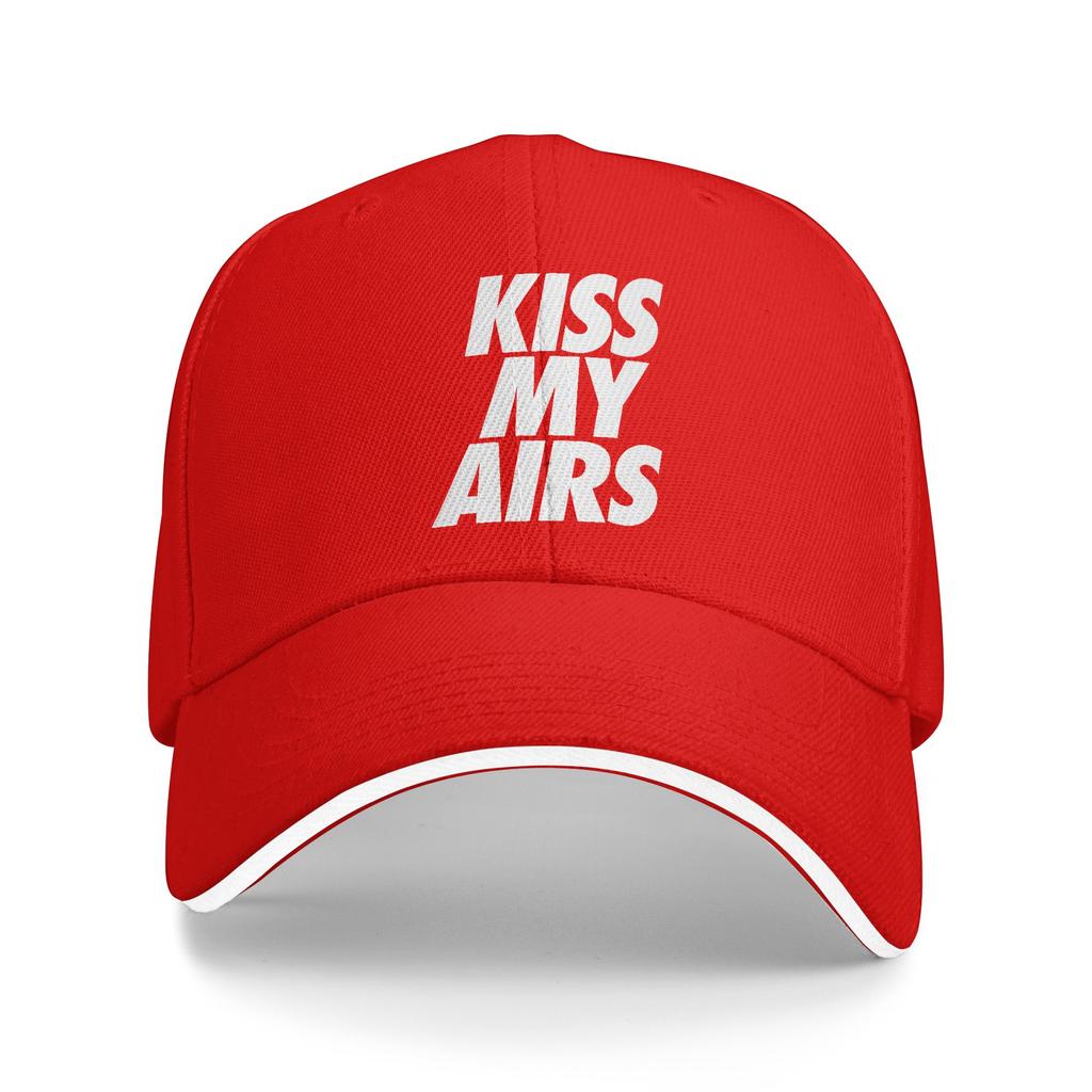 Personalized Classic Kiss My Airs Baseball Cap for Unisex Women Adjustable Adult Dad Hat Summer Sun Hat